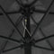 vidaXL - Parasol - met - LED-verlichting - en - aluminium - paal - 270 - cm - antraciet