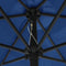 vidaXL - Parasol - met - LED-verlichting - en - aluminium - paal - 270 - cm - azuurblauw