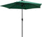 vidaXL - Parasol - met - LED-verlichting - en - aluminium - paal - 270 - cm - groen