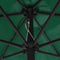 vidaXL - Parasol - met - LED-verlichting - en - aluminium - paal - 270 - cm - groen