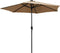 vidaXL - Parasol - met - LED-verlichting - en - aluminium - paal - 270 - cm - taupe