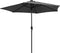 vidaXL - Parasol - met - LED-verlichting - en - aluminium - paal - 270 - cm - antraciet