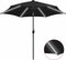vidaXL - Parasol - met - LED-verlichting - en - aluminium - paal - 300 - cm - zwart