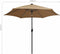 vidaXL - Parasol - met - LED-verlichting - en - aluminium - paal - 300 - cm - taupe