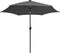 vidaXL - Parasol - met - LED-verlichting - en - aluminium - paal - 300 - cm - antraciet