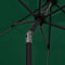 vidaXL - Parasol - met - LED-verlichting - en - aluminium - paal - 300 - cm - groen