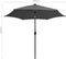 vidaXL - Parasol - met - LED-verlichting - en - aluminium - paal - 300 - cm - antraciet
