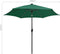 vidaXL - Parasol - met - LED-verlichting - en - aluminium - paal - 300 - cm - groen