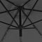 vidaXL - Parasol - met - LED-verlichting - en - stalen - paal - 300 - cm - antraciet