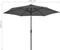 vidaXL - Parasol - met - LED-verlichting - en - stalen - paal - 300 - cm - antraciet
