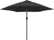 vidaXL - Parasol - met - LED-verlichting - en - stalen - paal - 300 - cm - antraciet