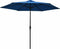 vidaXL - Parasol - met - metalen - paal - 300 - cm - blauw