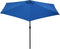 vidaXL - Parasol - met - metalen - paal - 300 - cm - blauw