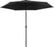 vidaXL - Parasol - met - metalen - paal - 300 - cm - zwart