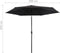 vidaXL - Parasol - met - metalen - paal - 300 - cm - zwart