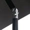 vidaXL - Parasol - met - metalen - paal - 300 - cm - zwart