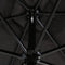 vidaXL - Parasol - met - metalen - paal - 300 - cm - zwart