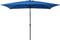 vidaXL - Parasol - met - metalen - paal - 300x200 - cm - azuurblauw