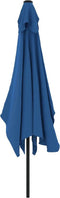 vidaXL - Parasol - met - metalen - paal - 300x200 - cm - azuurblauw