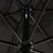 vidaXL - Parasol - met - metalen - paal - 300x200 - cm - azuurblauw