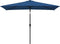 vidaXL - Parasol - met - metalen - paal - 300x200 - cm - azuurblauw