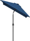 vidaXL - Parasol - met - metalen - paal - 300x200 - cm - azuurblauw
