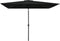 vidaXL - Parasol - met - metalen - paal - 300x200 - cm - zwart