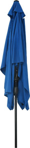 vidaXL - Parasol - met - metalen - paal - 300x200 - cm - zwart