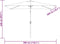 vidaXL - Parasol - met - metalen - paal - 300x200 - cm - zwart