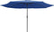vidaXL - Parasol - met - metalen - paal - 390 - cm - azuurblauw