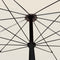vidaXL - Parasol - met - paal - 200x130 - cm - antracietkleurig