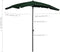 vidaXL - Parasol - met - paal - 200x130 - cm - groen