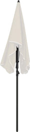 vidaXL - Parasol - met - paal - 200x130 - cm - groen
