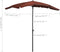 vidaXL - Parasol - met - paal - 200x130 - cm - terracottakleurig