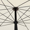 vidaXL - Parasol - met - paal - 200x130 - cm - zandkleurig