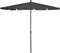 vidaXL - Parasol - met - paal - 210x140 - cm - antracietkleurig
