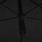 vidaXL - Parasol - met - paal - 210x140 - cm - antracietkleurig