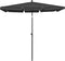 vidaXL - Parasol - met - paal - 210x140 - cm - antracietkleurig