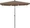 vidaXL - Parasol - met - paal - 210x140 - cm - taupe