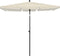 vidaXL - Parasol - met - paal - 210x140 - cm - zandkleurig