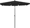 vidaXL - Parasol - met - paal - 210x140 - cm - zwart