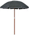 vidaXL - Parasol - met - stalen - paal - 180 - cm - antracietkleurig