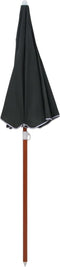 vidaXL - Parasol - met - stalen - paal - 180 - cm - antracietkleurig
