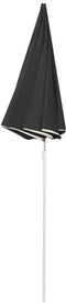 vidaXL - Parasol - met - stalen - paal - 180 - cm - antracietkleurig
