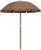 vidaXL - Parasol - met - stalen - paal - 180 - cm - taupe