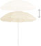 vidaXL - Parasol - met - stalen - paal - 180 - cm - zandkleurig