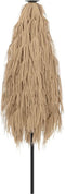 vidaXL - Parasol - met - stalen - paal - 223x223x213 - cm - bruin