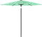 vidaXL - Parasol - met - stalen - paal - 223x223x213 - cm - groen