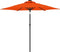vidaXL - Parasol - met - stalen - paal - 225x225x212 - cm - terracottakleurig