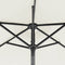 vidaXL - Parasol - met - stalen - paal - 225x225x212 - cm - wit